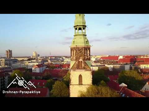 Kreuzkirche Hannover / Drohnen-Perspektive Drohnenaufnahme