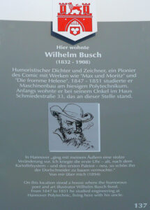 Stadttafel Wilhelm Busch