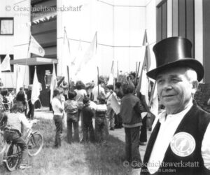 Fritz Röttger beim Fest in der ehemaligen Fannystraße Hannover Linden