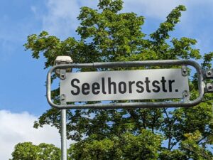 Seelhorststraße (Straßenschild)