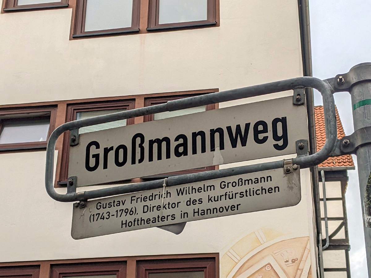 Großmannweg (Straßenschild)