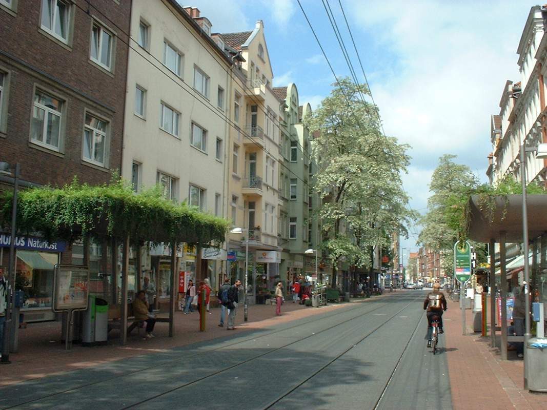 Haltestelle Leinaustraße in Linden-Nord