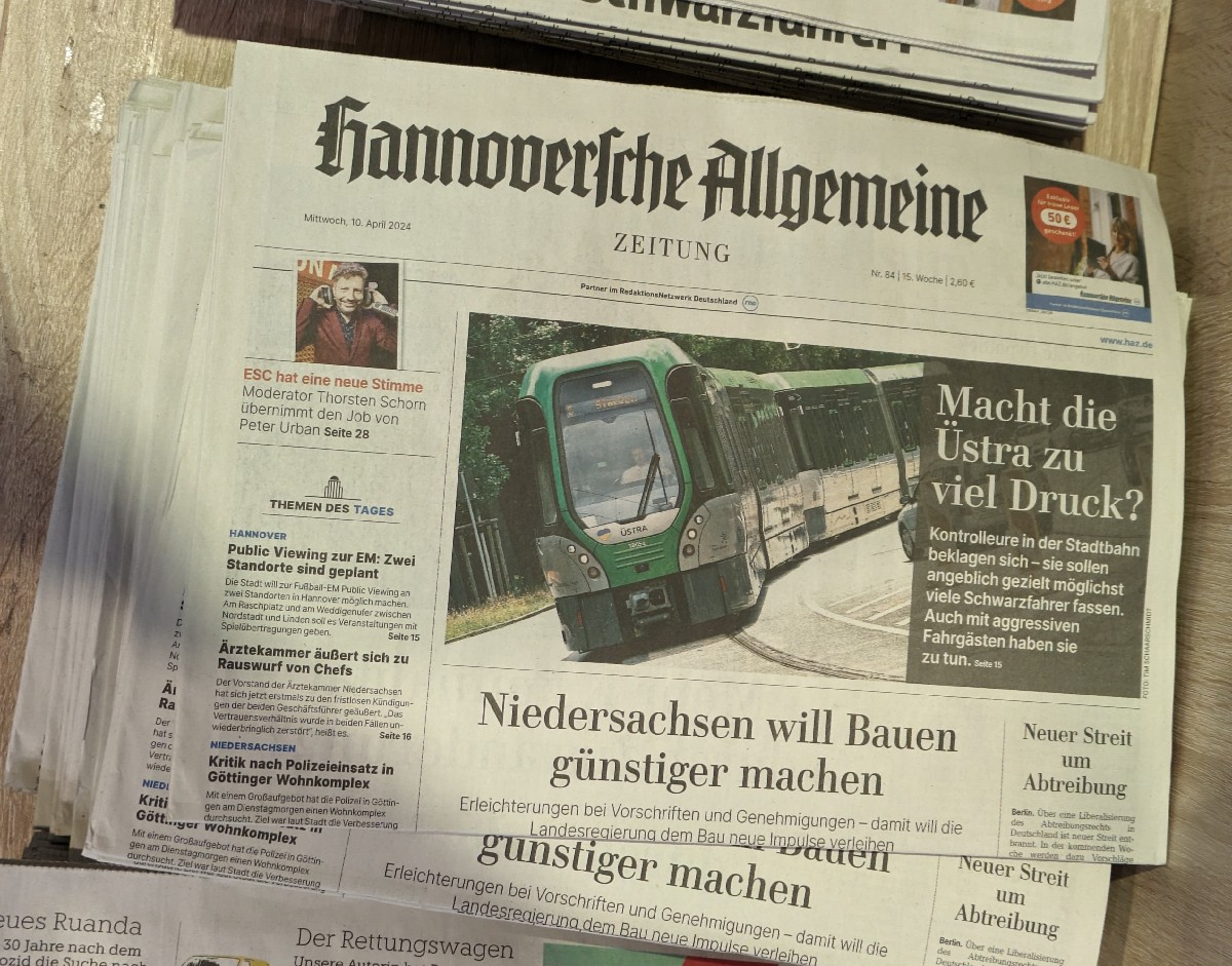 Hannoversche Allgemeine Zeitung (HAZ)