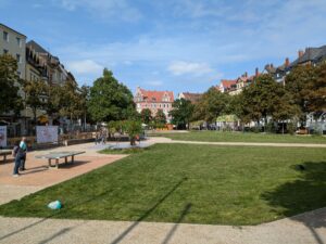 Weiße-Kreuz-Platz nach dem Umbau