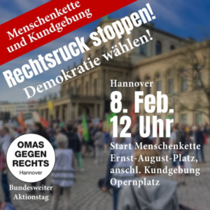 Rechtsruck stoppen! Demokratie wählen!